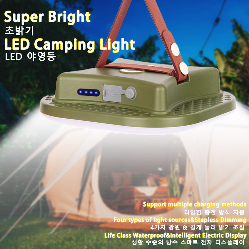 PowerGlow - Lampe Camping LED Rechargeable Aimantée