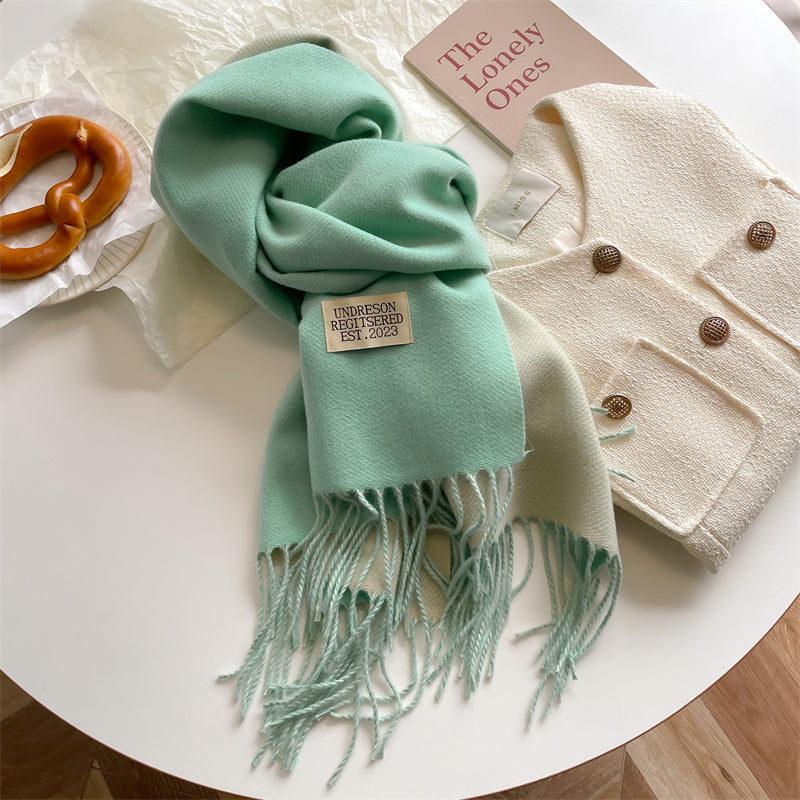 LuxeTwist - Elegant Reversible Pashmina Scarf 70x200 cm