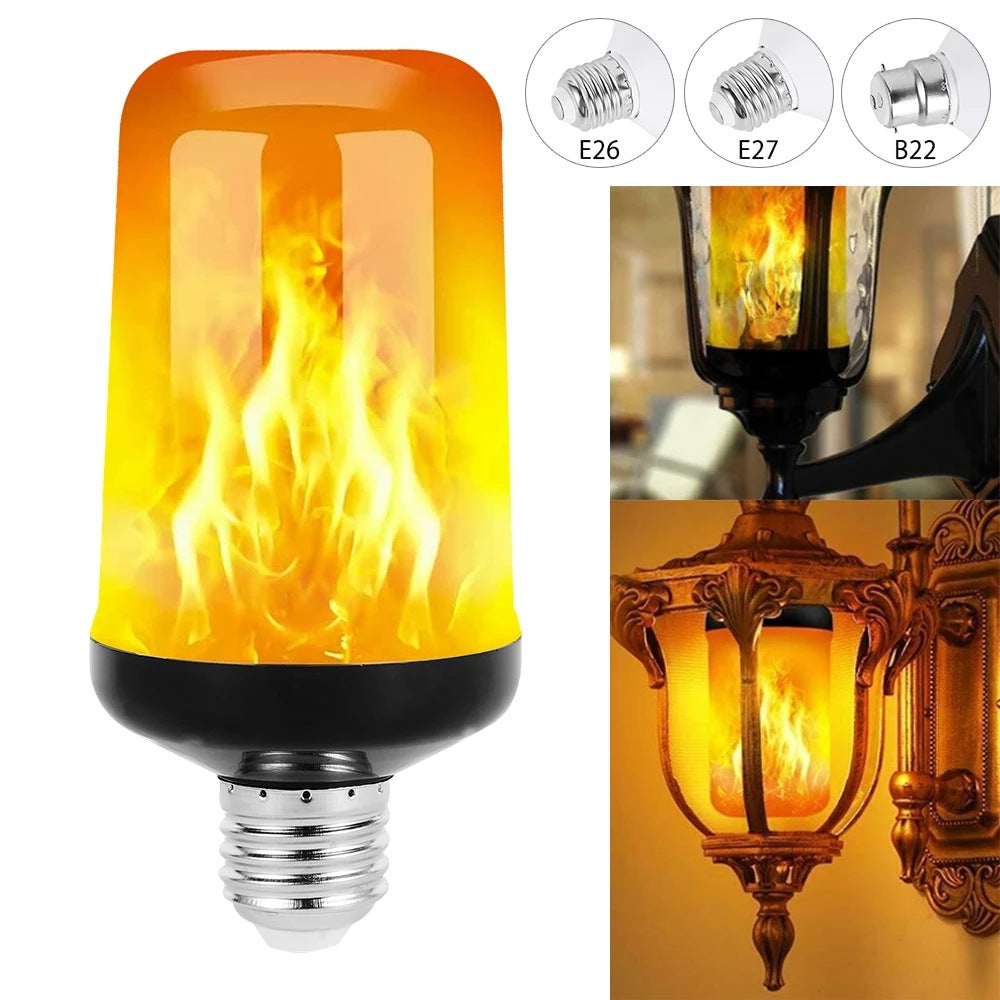 FlameGlow - Lampe Fête LED 4 Modes Feu