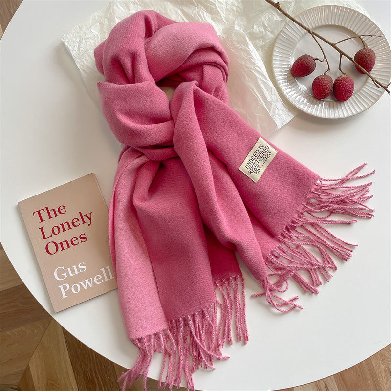 LuxeTwist - Elegant Reversible Pashmina Scarf 70x200 cm