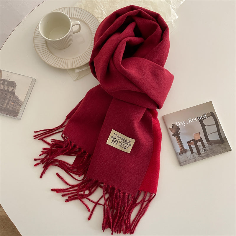 LuxeTwist - Elegant Reversible Pashmina Scarf 70x200 cm