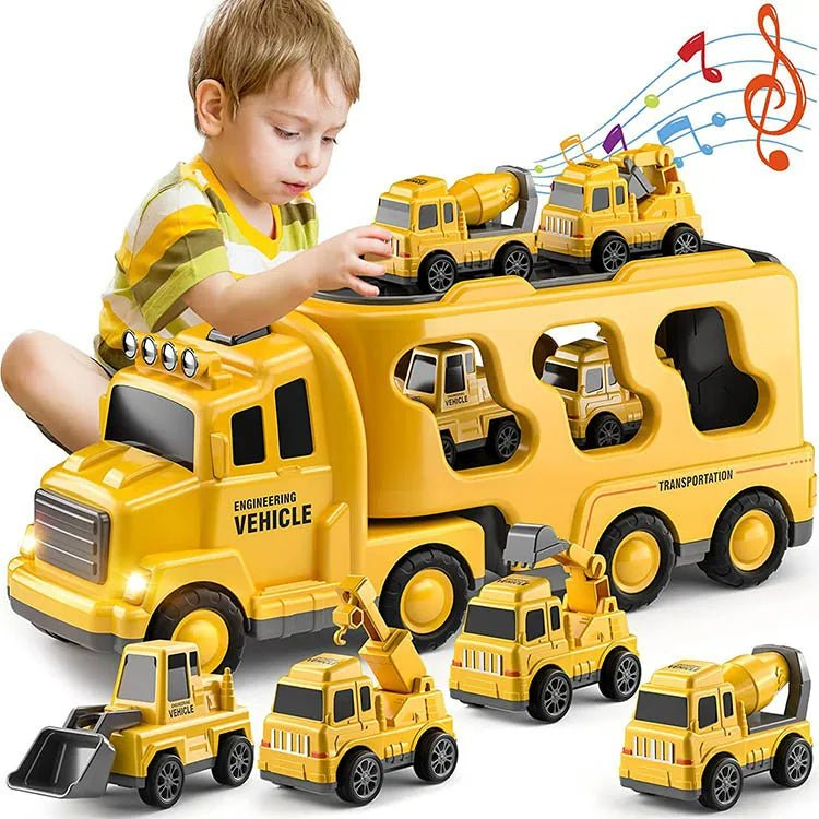 CityBuilder Set – Camions Jouets Lumière & Son