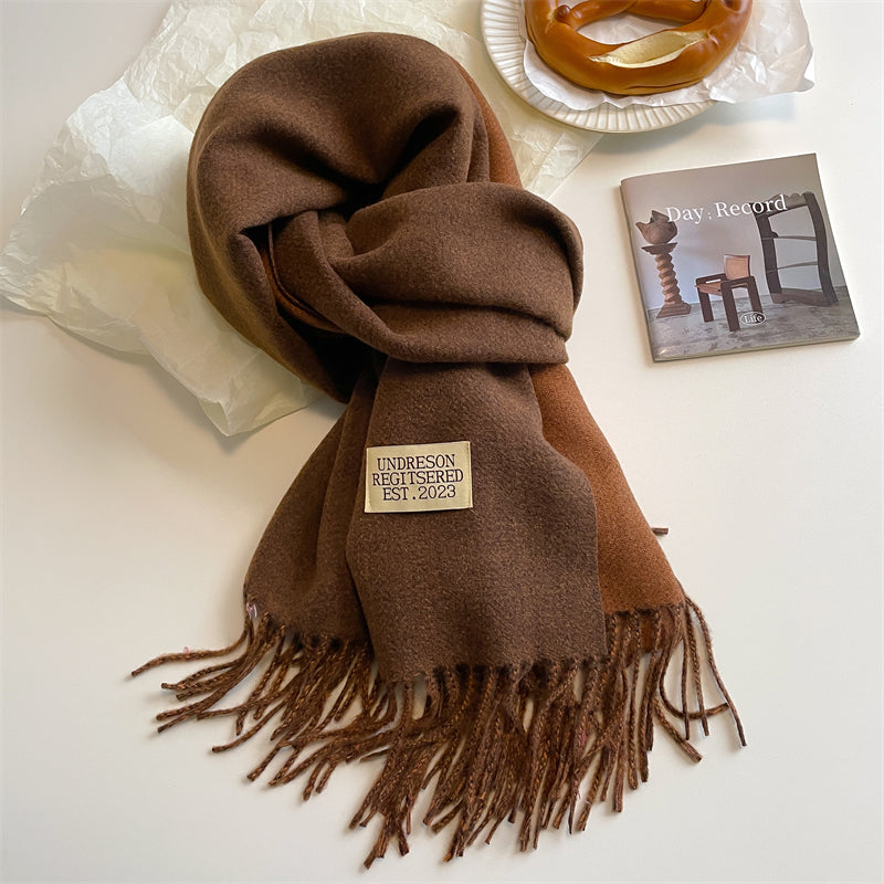 LuxeTwist - Elegant Reversible Pashmina Scarf 70x200 cm