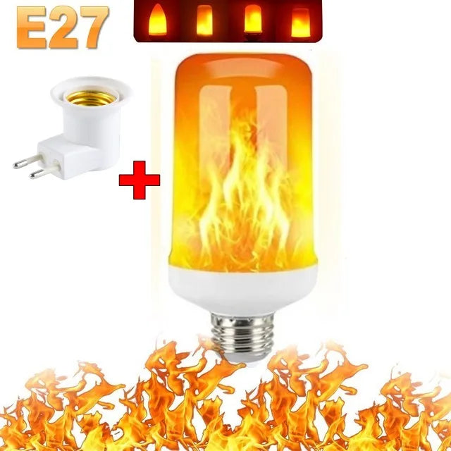 FlameGlow - Lampe Fête LED 4 Modes Feu