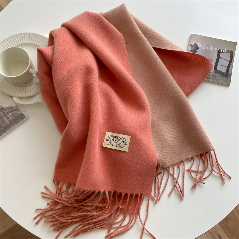 LuxeTwist - Elegant Reversible Pashmina Scarf 70x200 cm