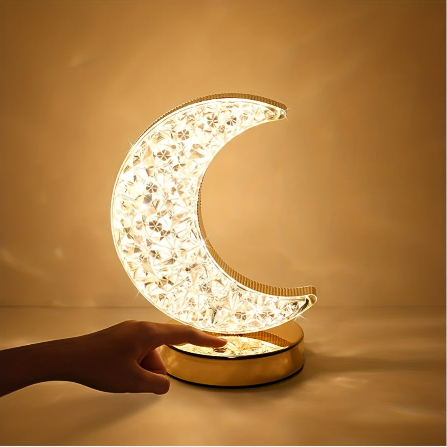 Calprisma Lamp - Touch-Control Crystal Table Lamp