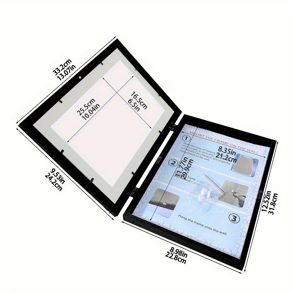 StylishFlip - Elegant Magnetic Photo Frame for Your Memories