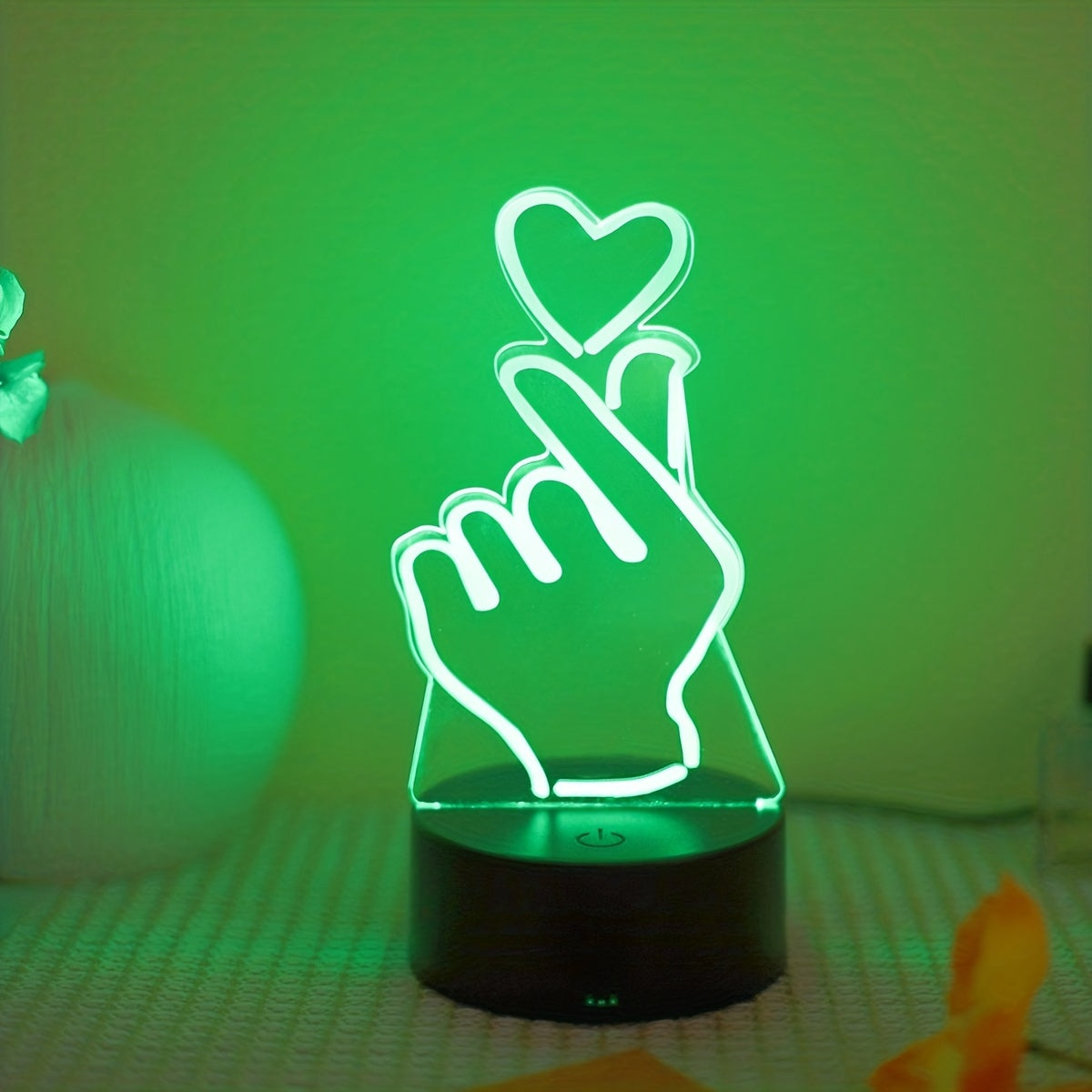 IllumiHeart - Touch-Control 7-Color LED Night Light