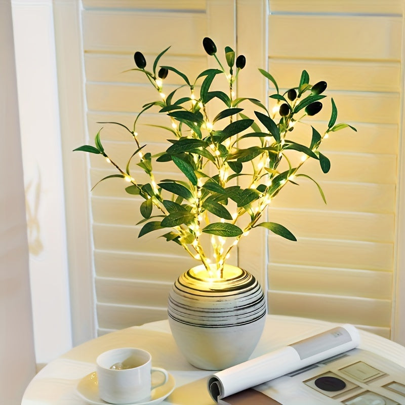 LumiTak - Olive Branch LED Table Lamp