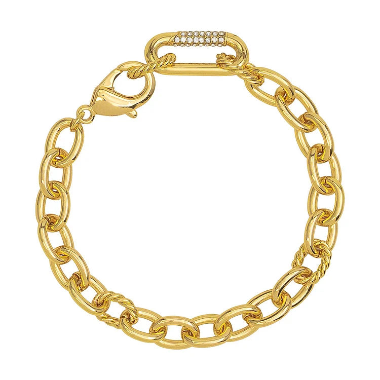 Elisander - Bracelet chaîne maillons classique chic