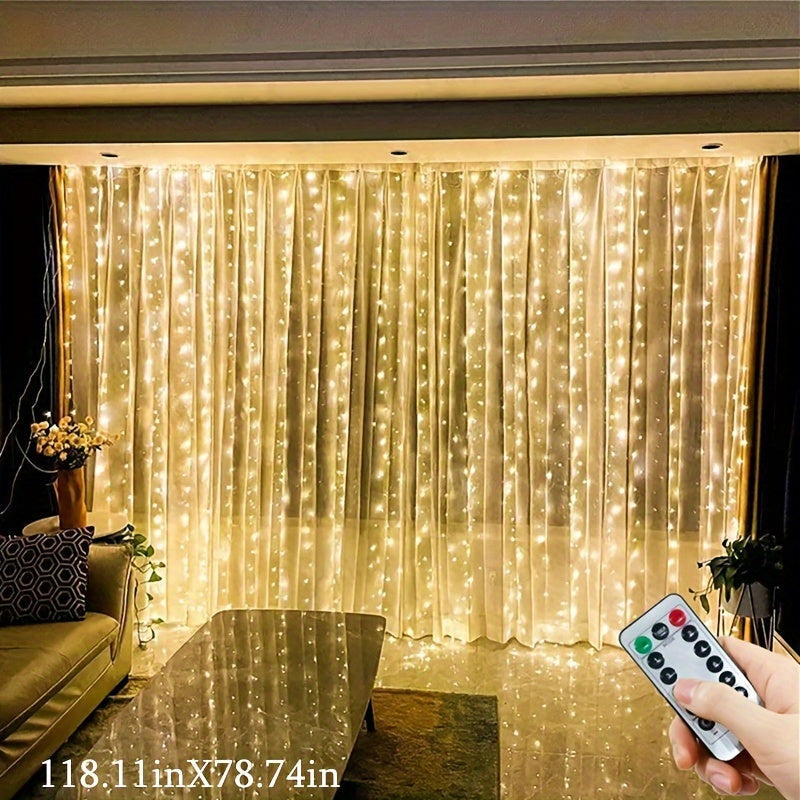 Drapelle - LED USB Curtain Lights for Parties and Decoration