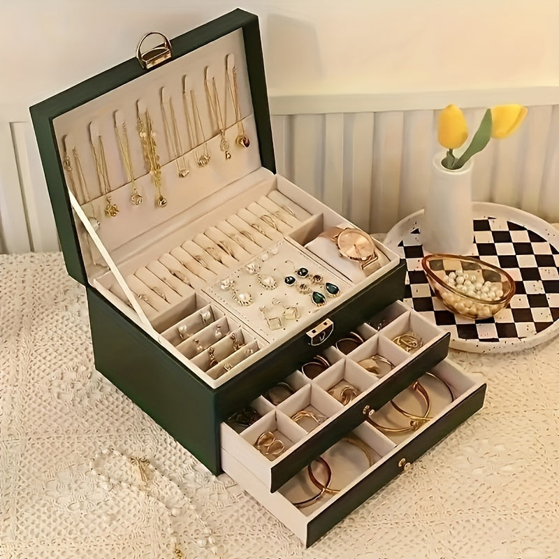Ulmara - Luxury Leather Jewelry Organizer