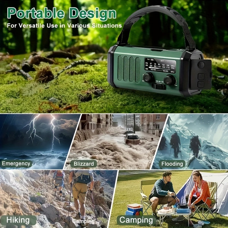 SurvivorPower - Radio d'urgence multifonction résistante