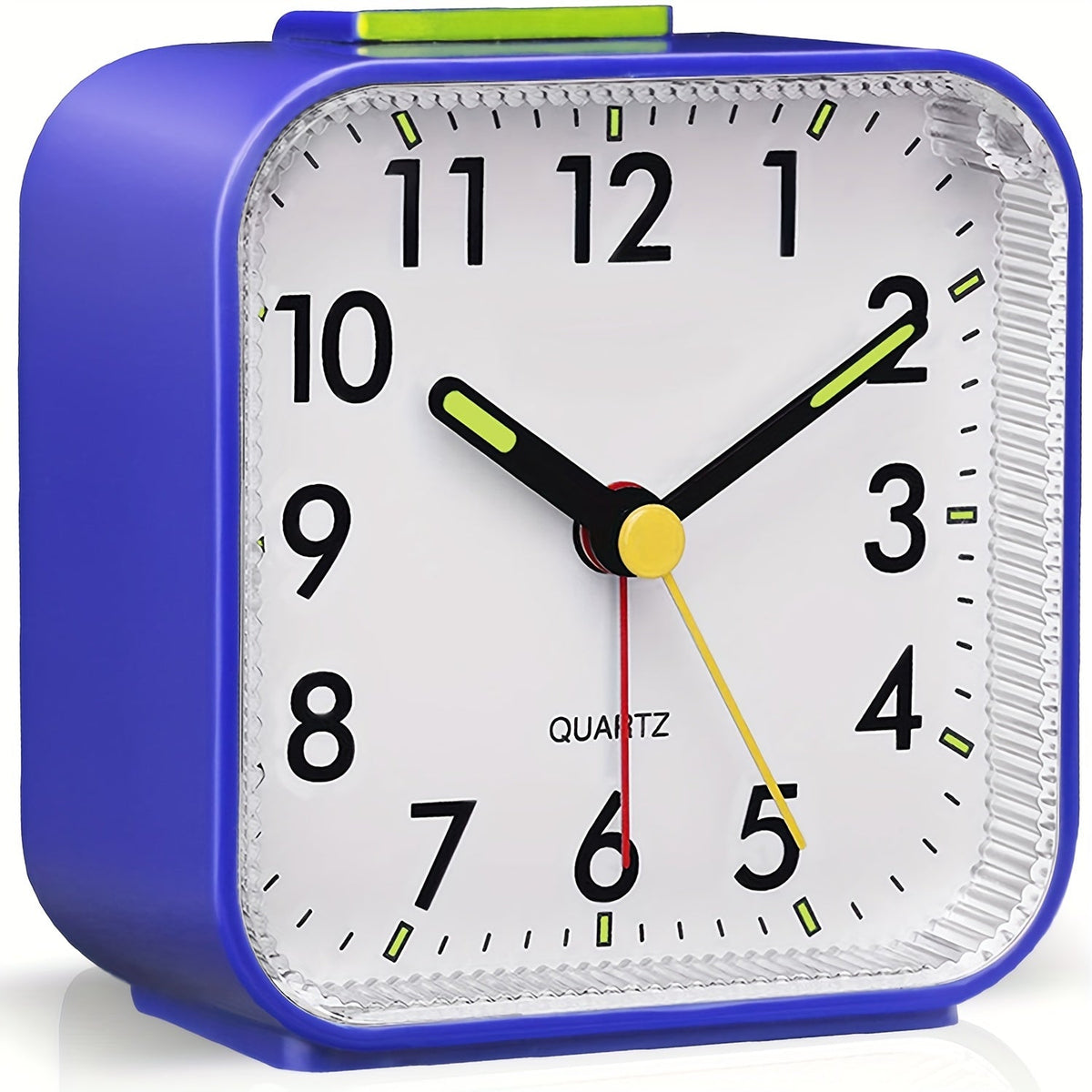 TimeRest - Classic Silent Square Travel Alarm Clock