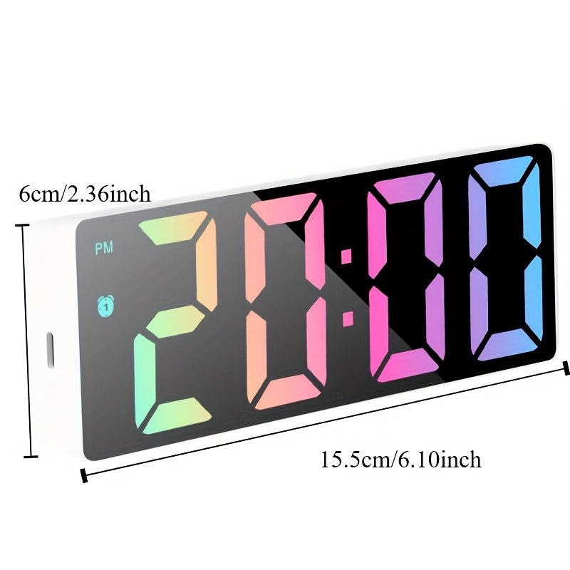 LumiClock - LED Alarm Clock with Date and Temperature Display