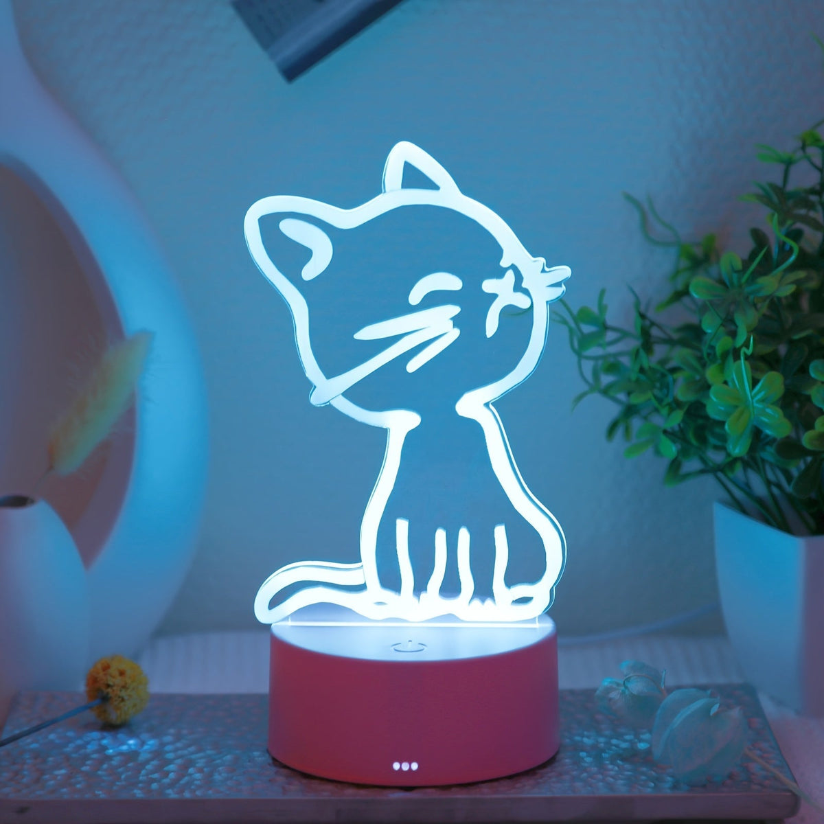 GlowPaw - 3D Touch LED Cat Night Light