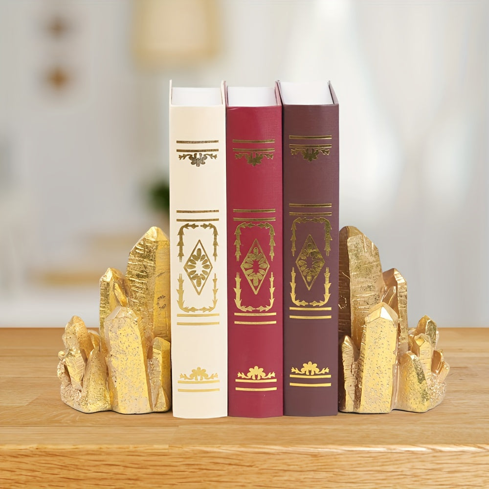 CrystalForm - Vintage Crystal-Design Bookends