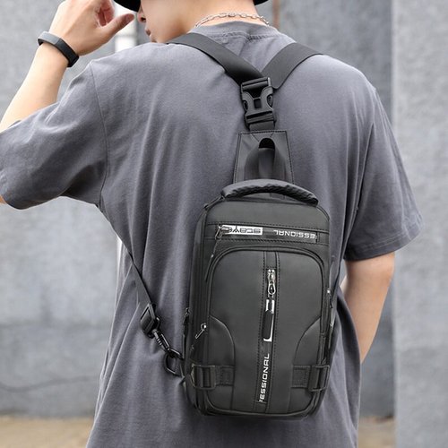 SecureNylon – Sac Imperméable Anti-Vol Bandoulière