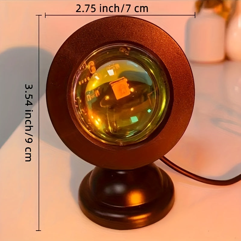 Gyrasol - Sunset Projection Lamp with 16 Colors and Remote Control
