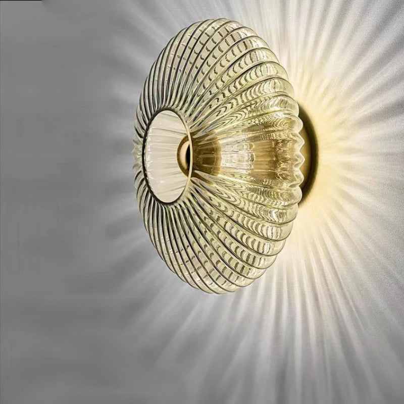 Verre Luminis - Elegant Glass Wall Light for Ambient Lighting