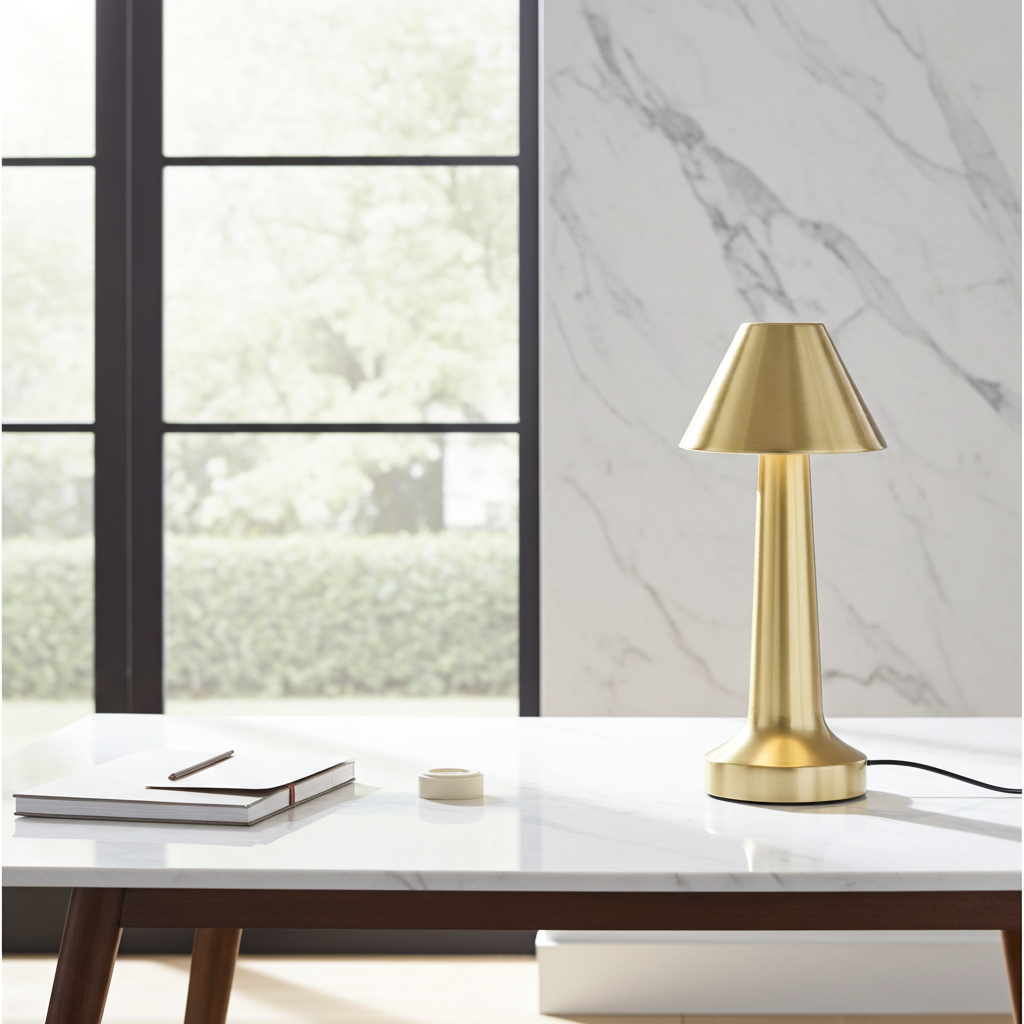 Nivora - Elegant Minimalist LED Desk Lamp