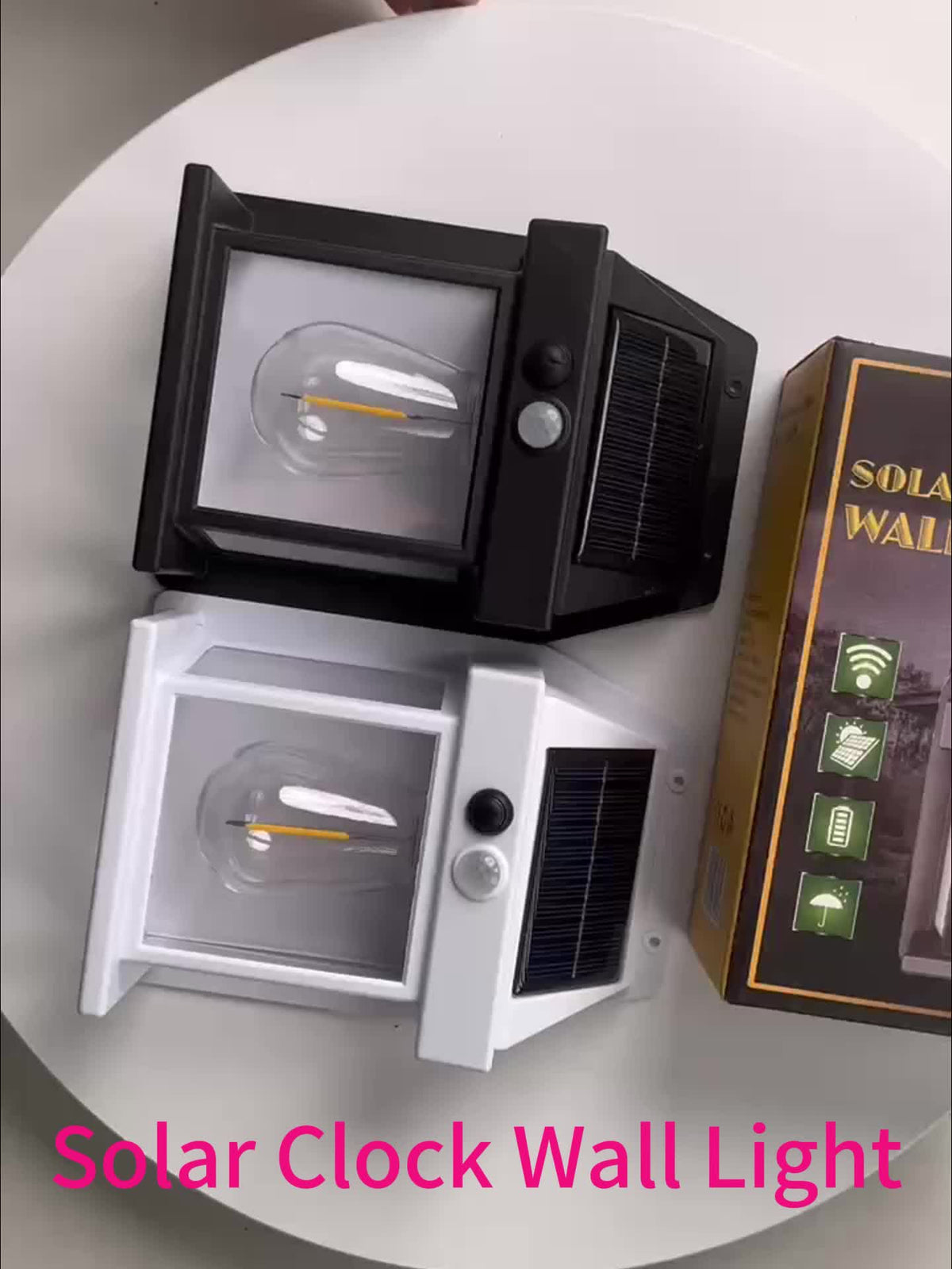 Beacora - Motion Sensor Solar LED Wall Light