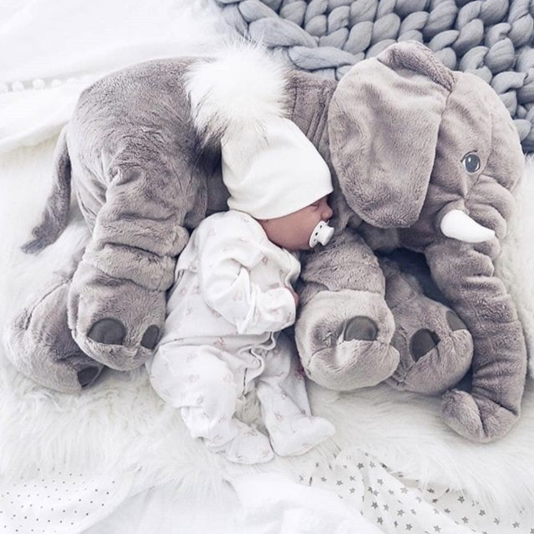 Cuddlephant - Peluche Éléphant Douce pour Enfants
