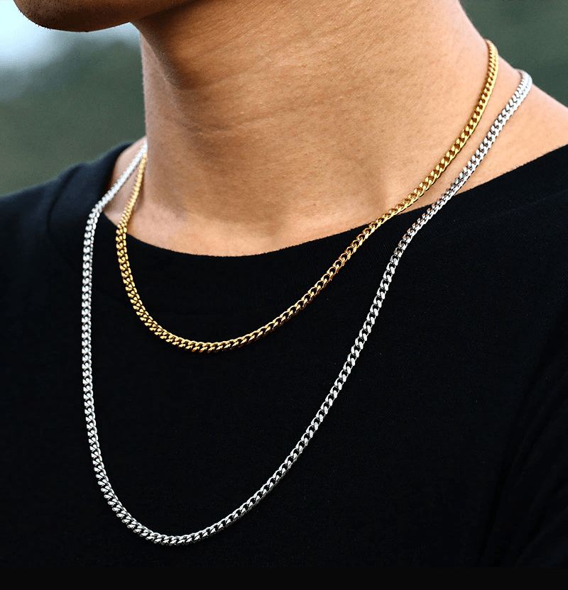 Noah - Elegant Cuban Link Chain Necklace for Men