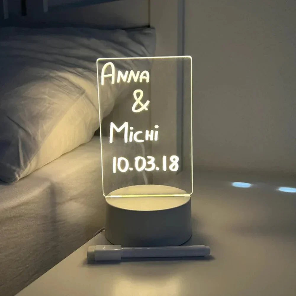 GlowPad - Bloc-notes lumineux magique et créatif