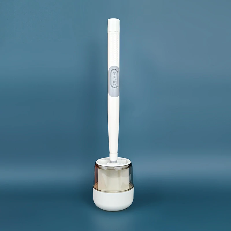 BristleFlex - Flexible Toilet Brush with Built-In Cleaner Dispenser