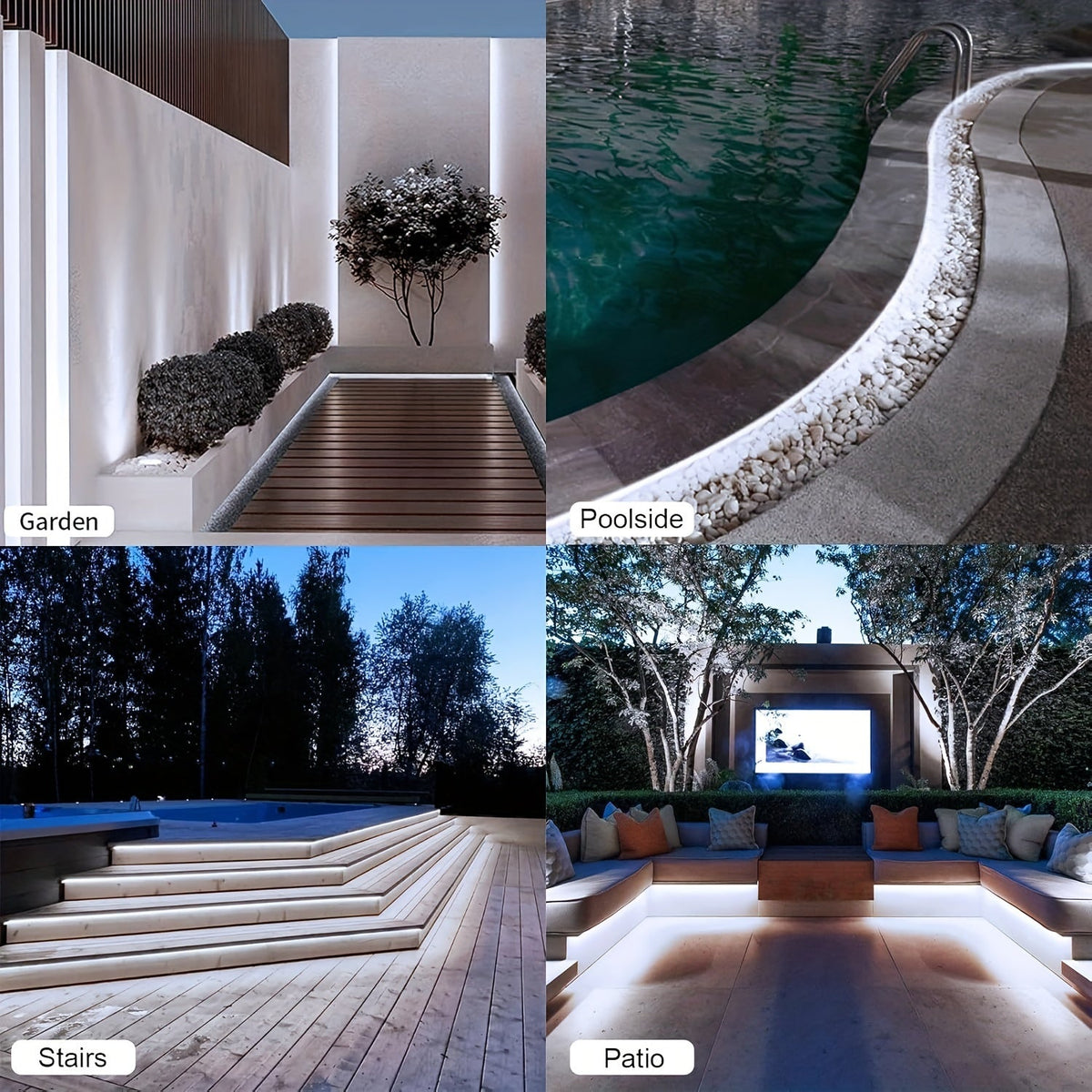 SolarFlex Light - Flexible Solar LED Strip with Remote Control for Outdoor Use