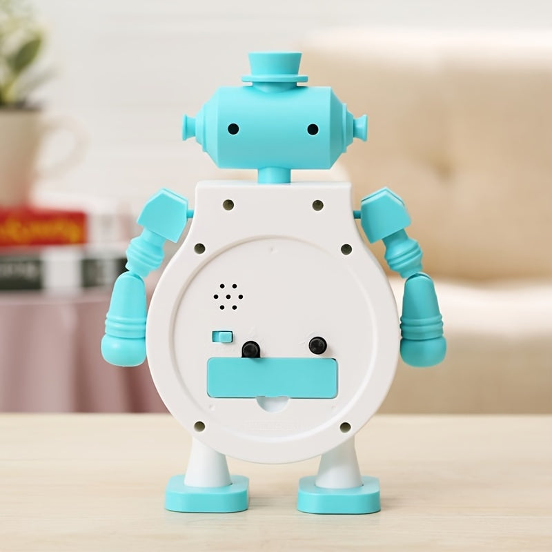 TimeBuddy Clock - Playful Robot Alarm Clock with Alarm and Timer