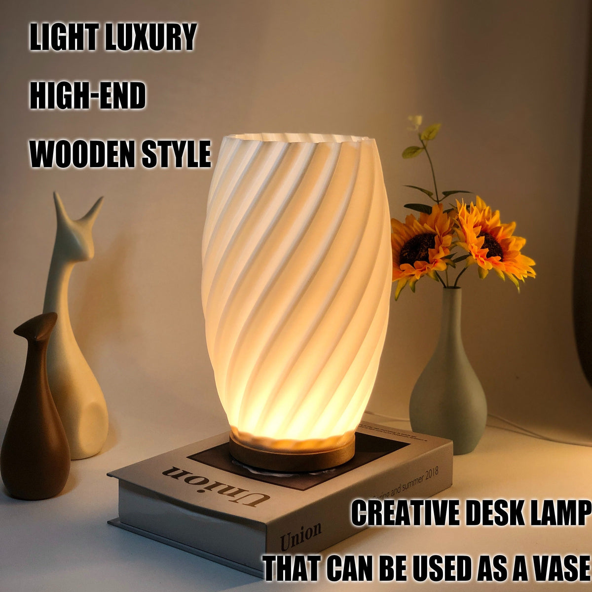 ModiLamp - Modern USB Table Lamp with 3 Light Colors