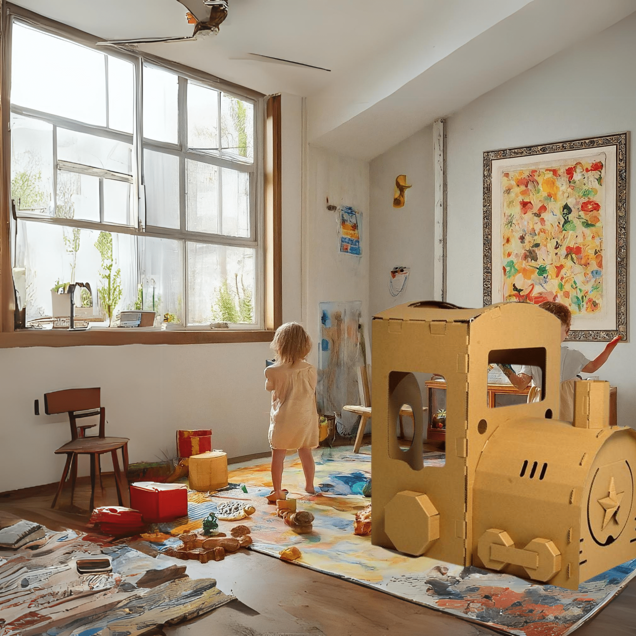 Montessori Kartonset Créatif – Figures DIY à Jouer