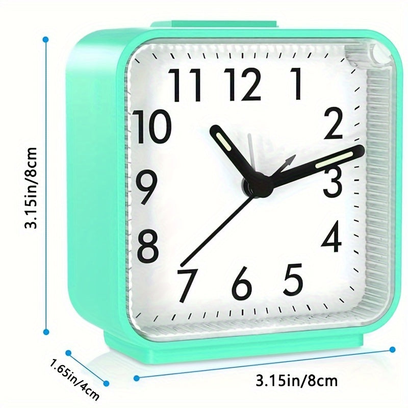 TimeEase - Elegant Alarm Clock with Luminous Hands