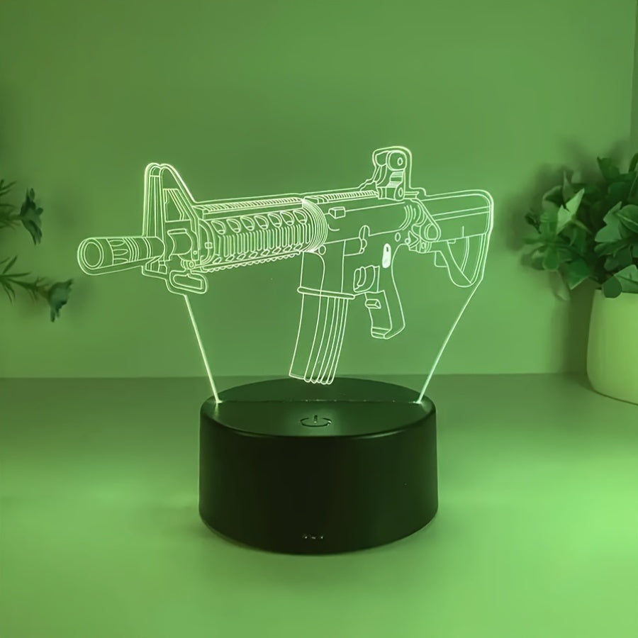 GeoLume - 3D LED Desk Lamp with Touch Control