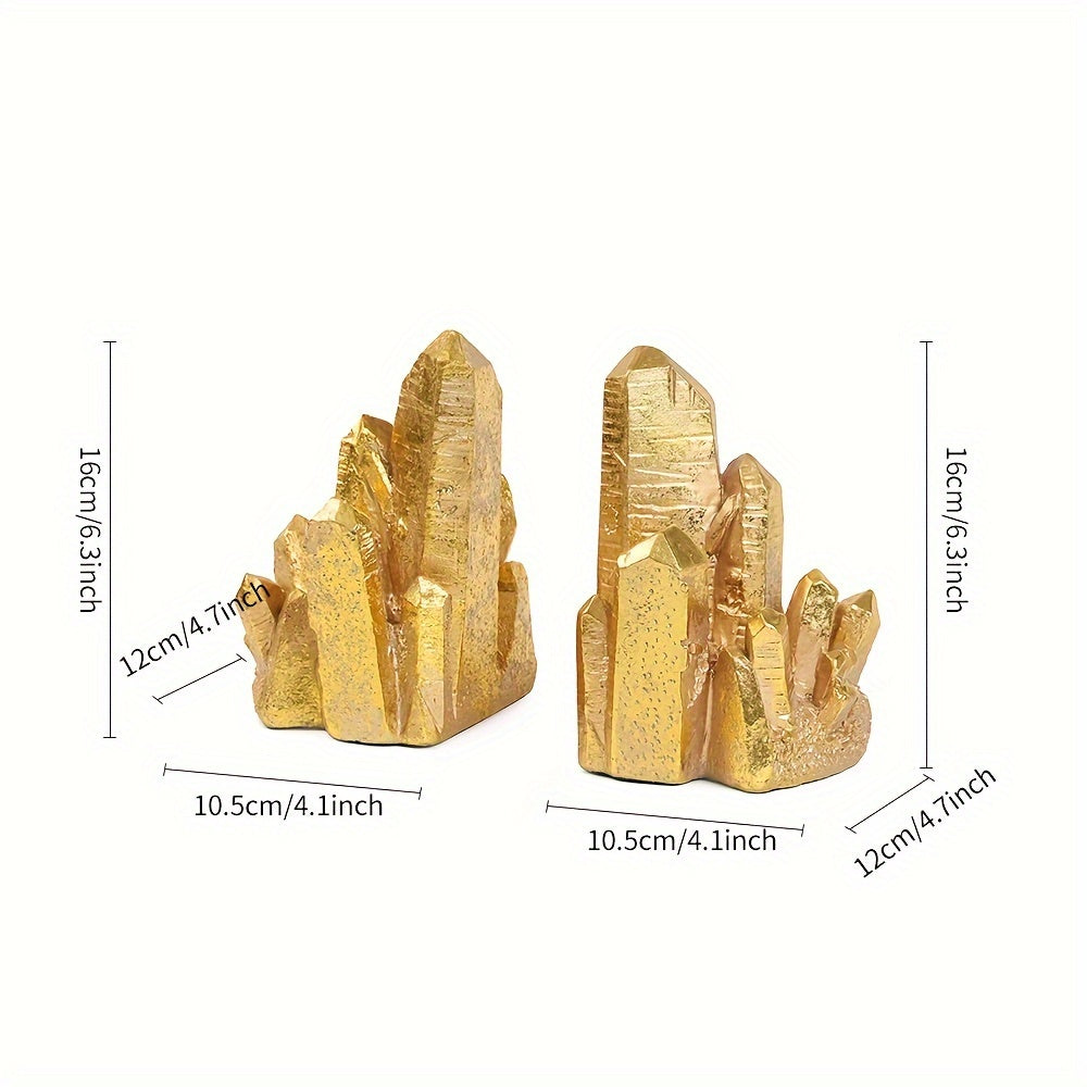 CrystalForm - Vintage Crystal-Design Bookends
