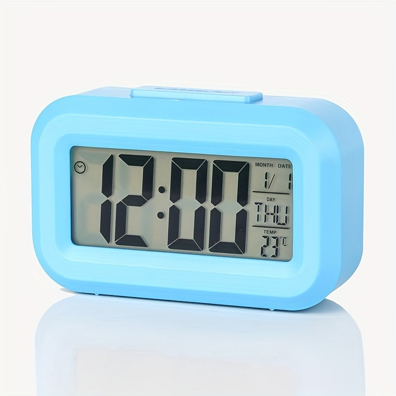MelodyTime Clock - Digital Alarm Clock with Temperature and Night Light