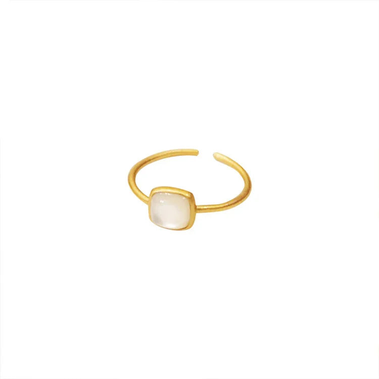 Elvira - Bague vintage émail en argent sterling 925