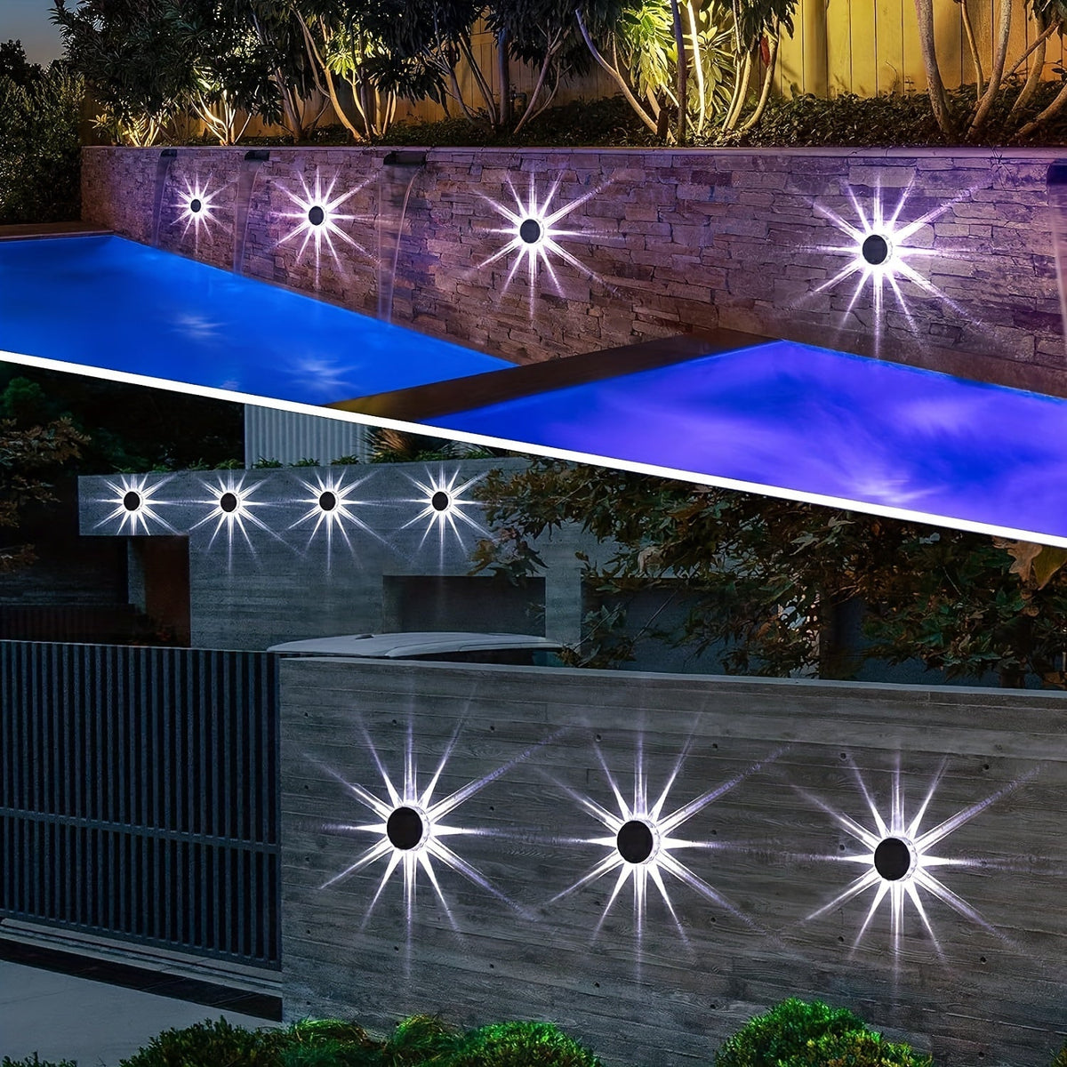 Jalveo Lights - 4-Pack Solar LED Garden Spotlights