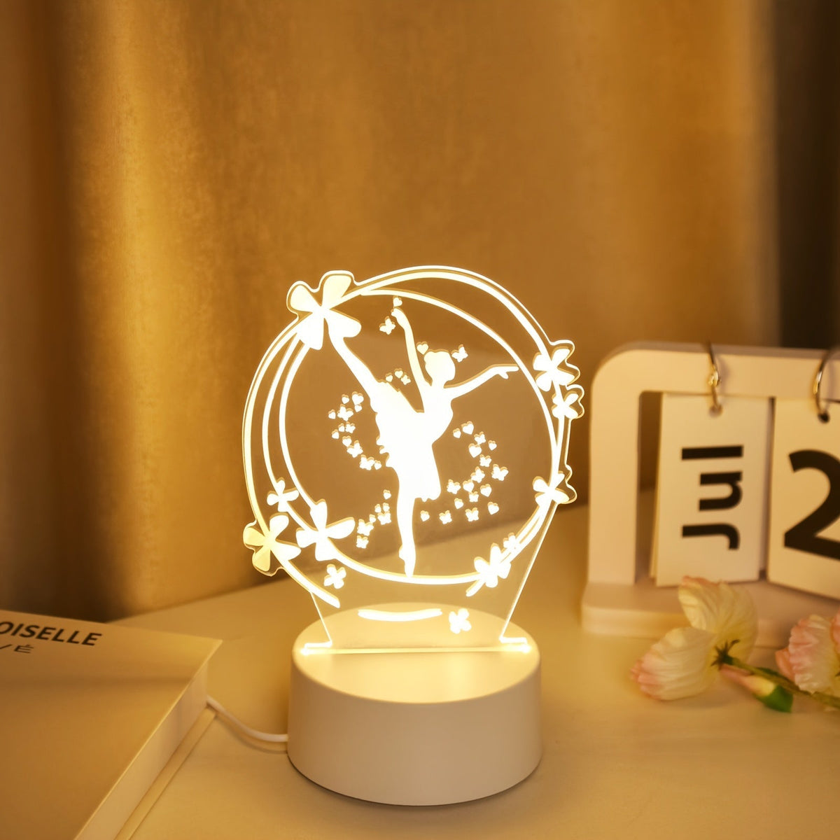 LumiDance - 3D LED Ballet Night Light