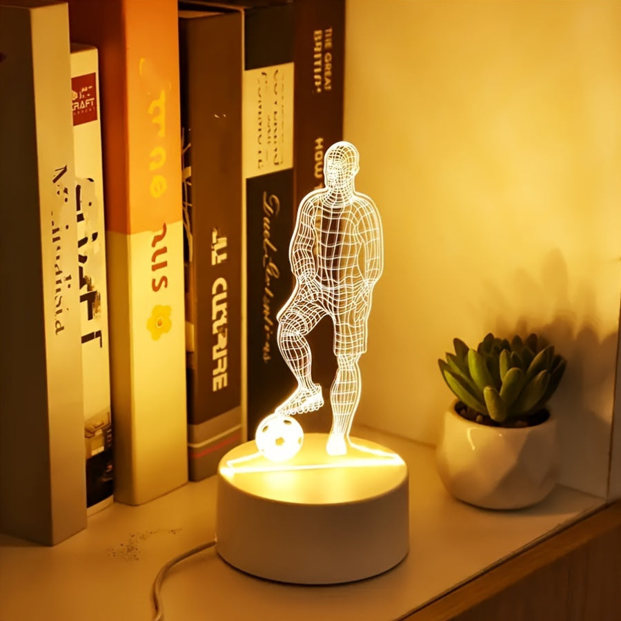Jostrike - 3D Soccer Player LED Table Lamp