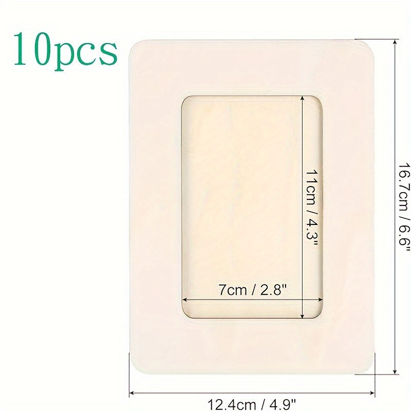 MemoryWood - Set of 10 Modern Wooden Photo Frames