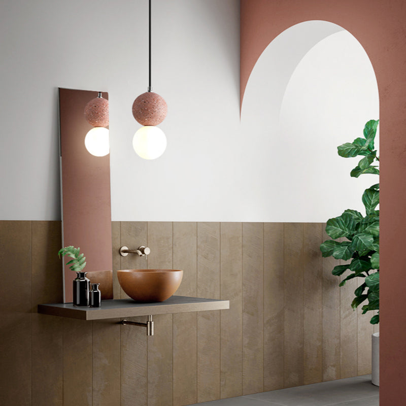 Aurora Glow - Luxury LED Pendant in Black and White