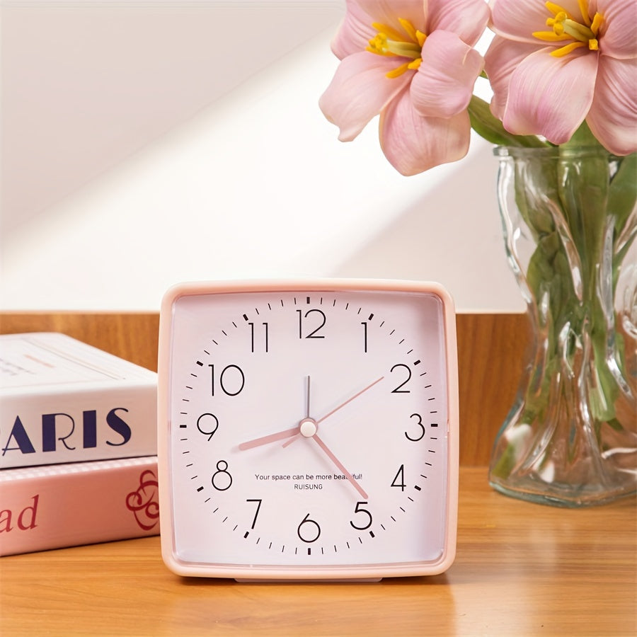 TickTockCharm - Minimalist Cartoon Analog Alarm Clock