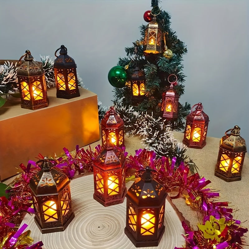 LuxeGlow Lanterns - Rustic LED Lantern Set for a Festive Ambience