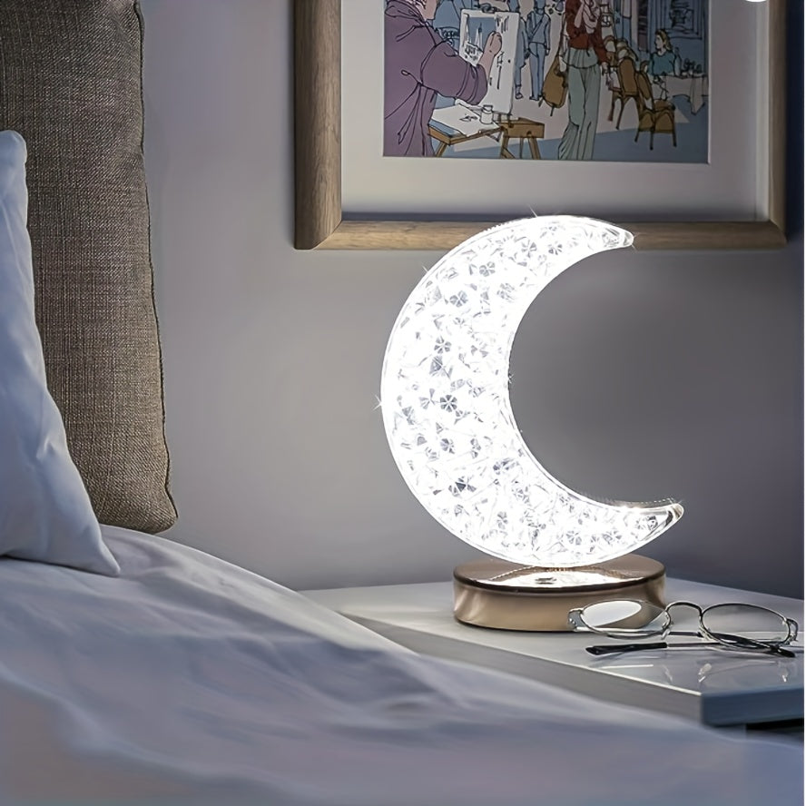 Calprisma Lamp - Touch-Control Crystal Table Lamp
