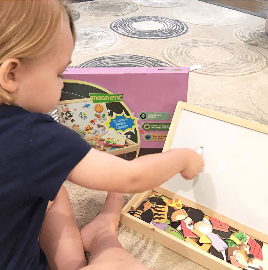 CreativeChalk Board - Tableau Enfant Magnétique Double Face