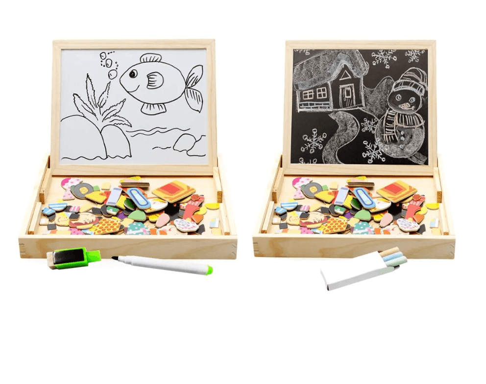 CreativeChalk Board - Tableau Enfant Magnétique Double Face