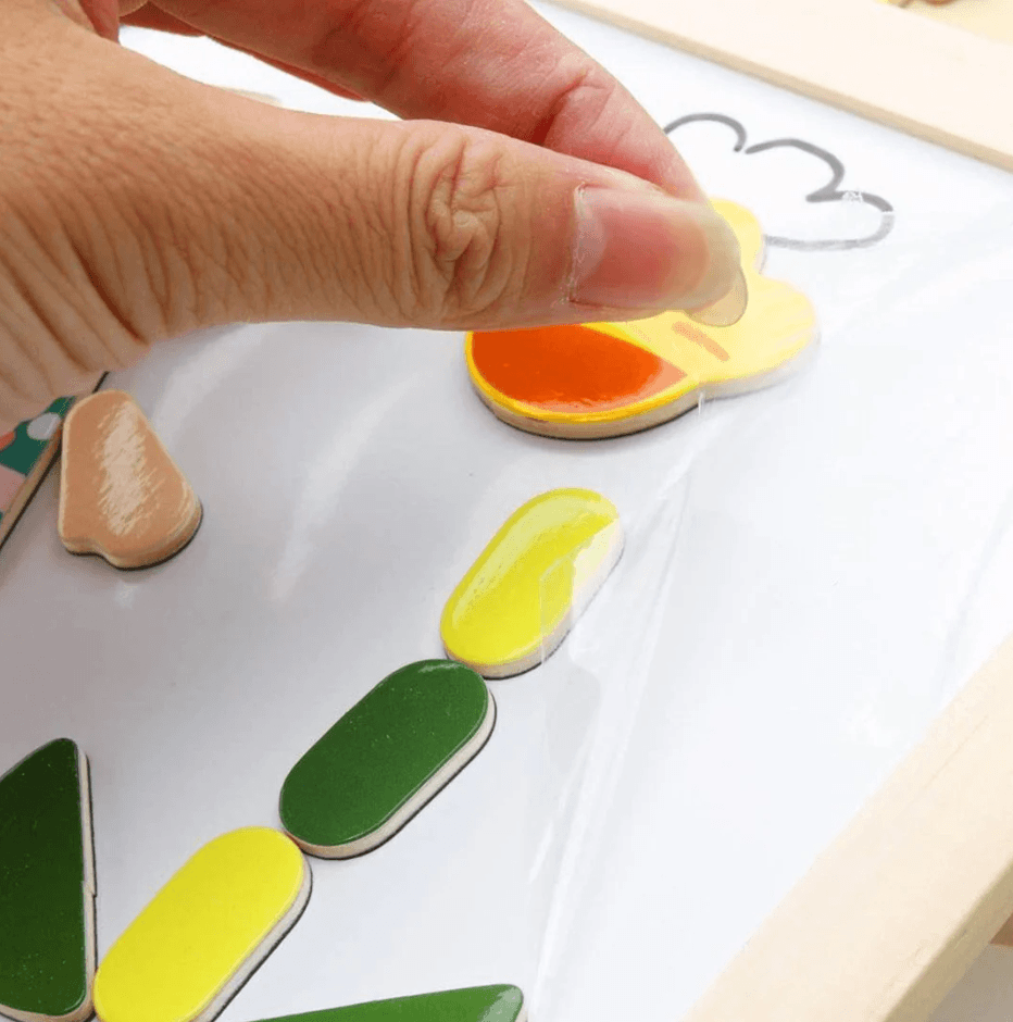 MagniWrite Board - Double-Sided Magnetic Drawing Board for Kids